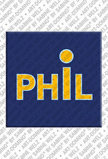 MAGNET-STORIES Phil - Magnet mit dem Vornamen Phil