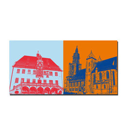 MAGNET-STORIES Picture on canvas - Heilbronn - 090-09