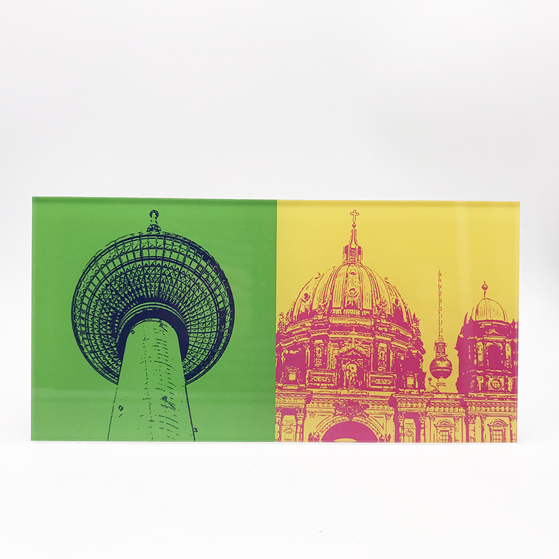 ART-DOMINO® BY SABINE WELZ Berlin - Fernsehturm + Berliner Dom