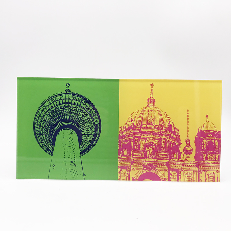 ART-DOMINO® BY SABINE WELZ Berlin - Television tower + Berlin Cathedral