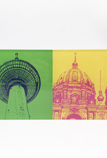 ART-DOMINO® BY SABINE WELZ Berlin - Television tower + Berlin Cathedral