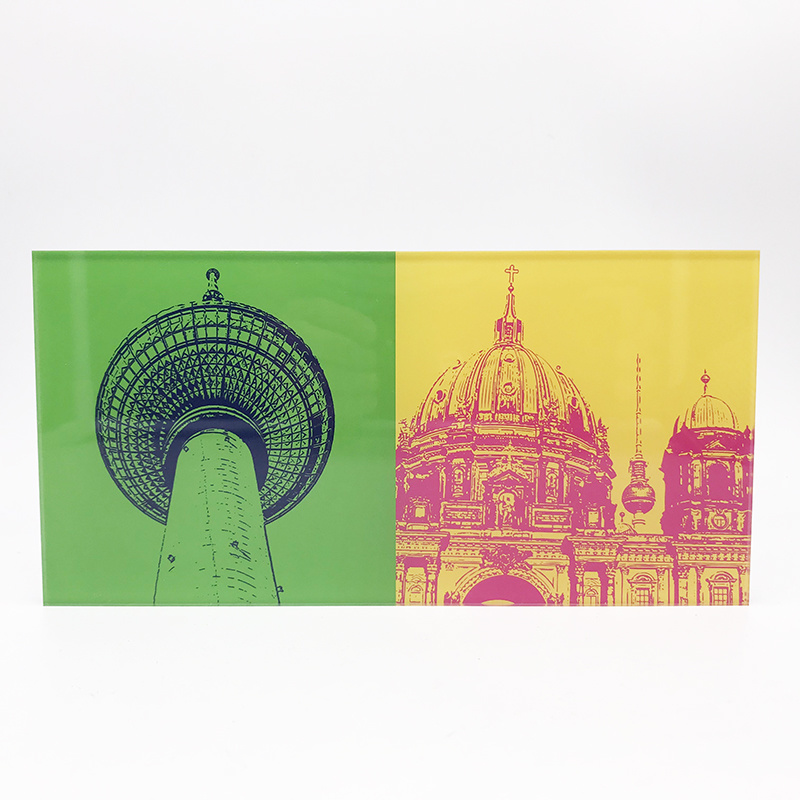 ART-DOMINO® BY SABINE WELZ Berlin - Television tower + Berlin Cathedral