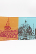 ART-DOMINO® BY SABINE WELZ Berlin - Oberbaumbrücke + Cathédrale de Berlin