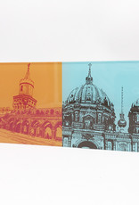 ART-DOMINO® BY SABINE WELZ Berlin - Oberbaumbrücke + Berlin Cathedral