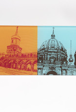 ART-DOMINO® BY SABINE WELZ Berlin - Oberbaumbrücke + Cathédrale de Berlin