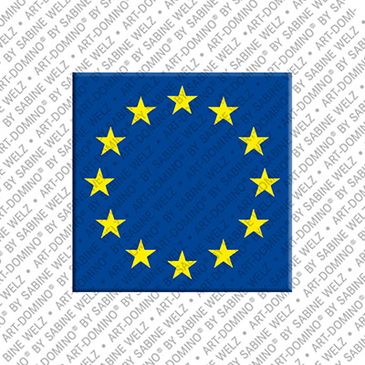 MAGNET-STORIES Fer à cheval - aimant avec motif de Europe Stars