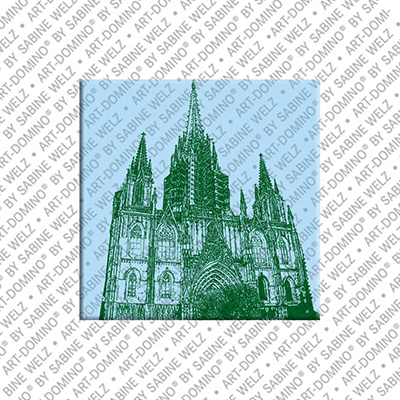 ART-DOMINO® BY SABINE WELZ Barcelone - Cathedrale