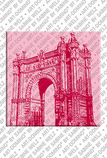 ART-DOMINO® BY SABINE WELZ Barcelona - Arc de Triomphe