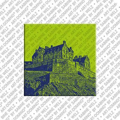 ART-DOMINO® BY SABINE WELZ Edimbourg - Edinburgh Castle