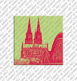 ART-DOMINO® BY SABINE WELZ Aimant - Allemagne - Cologne - 02