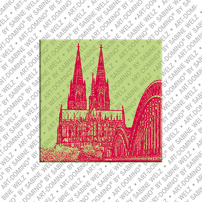 ART-DOMINO® BY SABINE WELZ Köln - Kölner Dom - 2