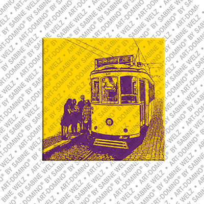 ART-DOMINO® BY SABINE WELZ Lissabon - Tram 28 Moniz