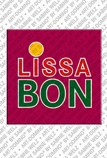 MAGNET-STORIES Lissabon - Schriftzug