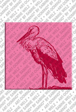 MAGNET-STORIES Animals in POP ART - Storch
