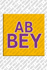 MAGNET-STORIES Abbey - Magnet mit dem Vornamen Abbey