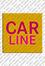 ART-DOMINO® BY SABINE WELZ Carline - Magnet mit dem Vornamen Carline