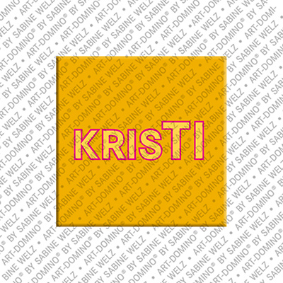 MAGNET-STORIES Kristi - Magnet mit dem Vornamen Kristi