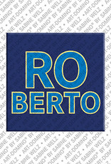 MAGNET-STORIES Roberto - Magnet with the name Roberto