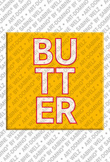 ART-DOMINO® BY SABINE WELZ Butter – Magnet mit Butter
