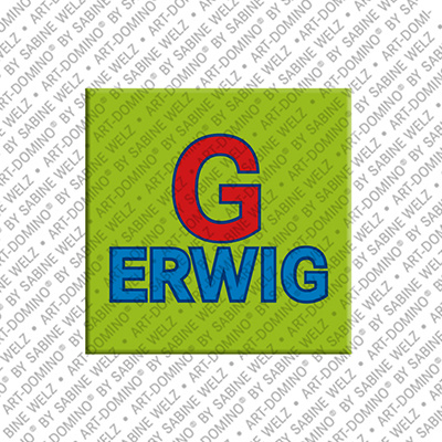 MAGNET-STORIES Gerwig - Magnet mit dem Vornamen Gerwig