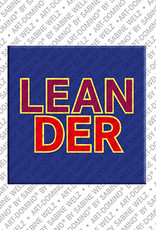 MAGNET-STORIES Leander - Magnet mit dem Vornamen Leander