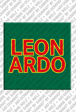 MAGNET-STORIES Leonardo - Magnet with the name Leonardo