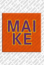 MAGNET-STORIES Maike - Magnet mit dem Vornamen Maike