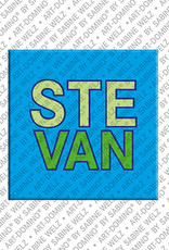 MAGNET-STORIES Stevan - Magnet with the name Stevan