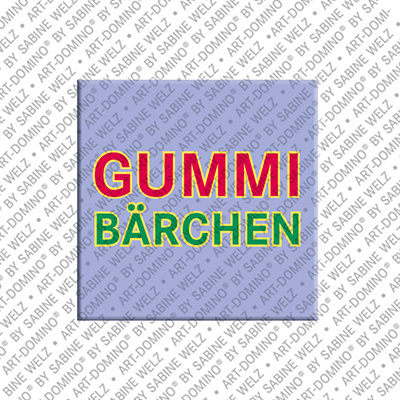 ART-DOMINO® BY SABINE WELZ Gummibärchen – Magnet with Gummibärchen