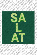 ART-DOMINO® BY SABINE WELZ Salat – Aimant avec Salat