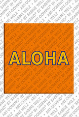 ART-DOMINO® BY SABINE WELZ Aloha - Lettering