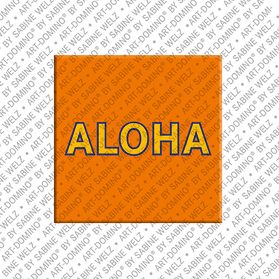 ART-DOMINO® BY SABINE WELZ Aloha - Lettering