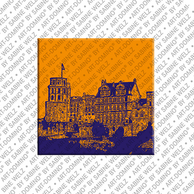 ART-DOMINO® BY SABINE WELZ Heidelberg – Castle