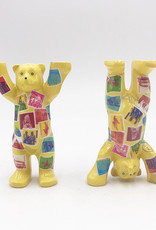 ART-DOMINO® BY SABINE WELZ Buddy Bear with Germany motifs - 6 cm