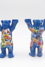 ART-DOMINO® BY SABINE WELZ Buddy Bear with Europe motifs - 6 cm