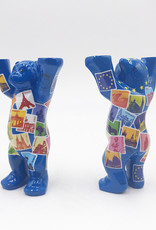 ART-DOMINO® BY SABINE WELZ Buddy Bear avec des motifs europe - 6 cm