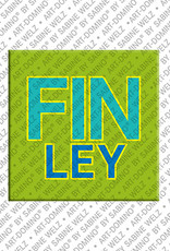 MAGNET-STORIES Finley - Magnet mit dem Vornamen Finley
