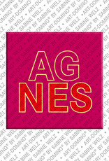 MAGNET-STORIES Agnes - Aimant avec le nom Agnes