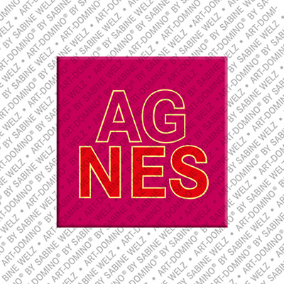 MAGNET-STORIES Agnes - Magnet with the name Agnes