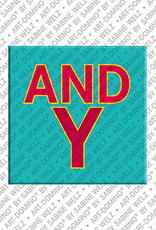 MAGNET-STORIES Andy - Aimant avec le nom Andy