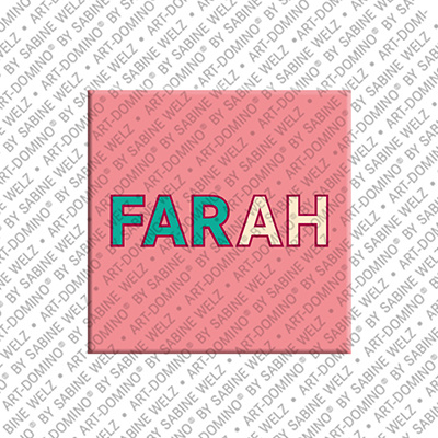 MAGNET-STORIES Farah - Magnet mit dem Vornamen Farah