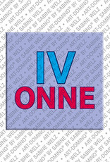 MAGNET-STORIES Ivonne - Magnet mit dem Vornamen Ivonne