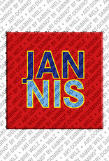 MAGNET-STORIES Jannis - Magnet with the name Jannis