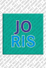ART-DOMINO® BY SABINE WELZ Joris - Magnet with the name Joris