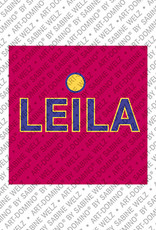 MAGNET-STORIES Leila - Magnet with the name Leila