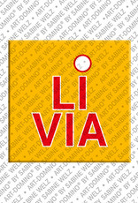 MAGNET-STORIES Livia - Aimant avec le nom Livia