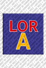 MAGNET-STORIES Lora - Aimant avec le nom Lora