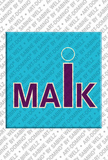 ART-DOMINO® BY SABINE WELZ Maik - Magnet with the name Maik