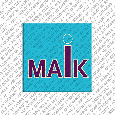 ART-DOMINO® BY SABINE WELZ Maik - Aimant avec le nom Maik