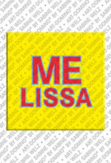 MAGNET-STORIES Melissa - Magnet with the name Melissa